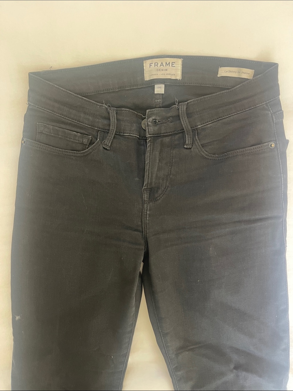 Frame Denim Women's Skinny Jeans in Black